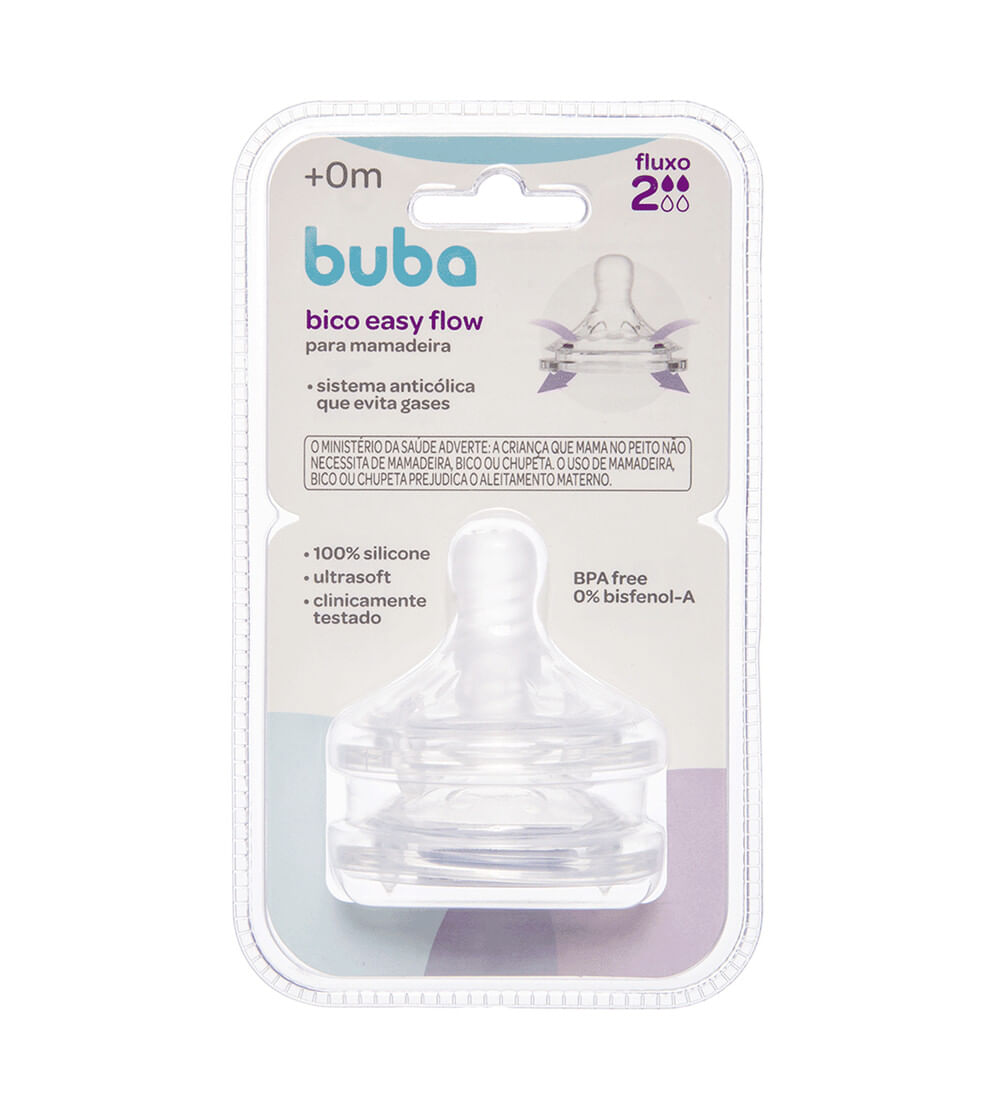Bico Silicone Easy Flow com 2 unidades Fluxo 2